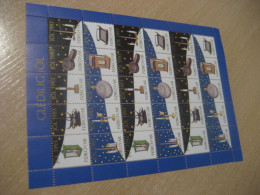 FAROE ISLANDS 1993 Candle Merry Christmas Sheet Bloc 30 Poster Stamp Vignette DENMARK Label - Faeroër
