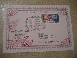 AUGSBURG 1982 To Vaterstetten Cancel Cover GERMANY - Lettres & Documents