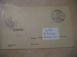 ALTENBEKEN 1975 ? To Freiburg Postage Paid Cancel Cover GERMANY - Lettres & Documents