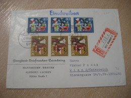 ALSDORF 1964 To Wien Austria Registered Cancel Cover GERMANY - Covers & Documents
