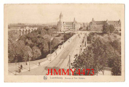 CPA - LUXEMBOURG En 1928 - Avenue Et Pont Adolphe ( Bien Animée ) Edit. Nels - Luxemburgo - Ciudad