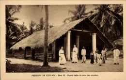 CPA Ceylon Sri Lanka, Arme Kirche Im Land Der Kokospalmen, Missionare - Sri Lanka (Ceilán)