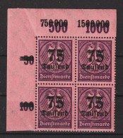 MiNr. D 91 ** Oberrand Bogenecke - Unused Stamps