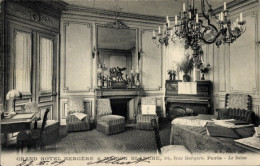 CPA Paris IX, Grand Hotel Bergere, Maison Blanche, 34, Rue Bergere, Salon - Sonstige & Ohne Zuordnung