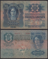 Österreich - Austria 20 Kronen 1913 Pick 13 VG/F (4/5)     (29790 - Austria