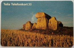 Sweden 30Mk. Chip Card - Necropolis Of Luttra - Zweden