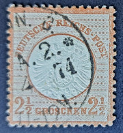 Deutsches Reich 1874, Brustschild Mi 21a Gestempelt Signiert - Oblitérés