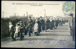 Cpa Du 29 Les Mariages De Plougastel Daoulas -- Cortège D' Un Mariage Des Environs Se Rendant à L' église   STEP168 - Plougastel-Daoulas