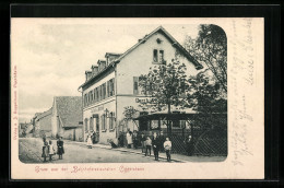 AK Oggersheim OT Ludwigshafen, Bahnhofsrestaurant  - Ludwigshafen