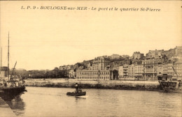 CPA Boulogne Sur Mer Pas De Calais, Hafen, Quartier St-Pierre - Sonstige & Ohne Zuordnung