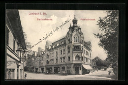 AK Limbach I. Sa., Gartenstrasse, Moritzstrasse  - Autres & Non Classés