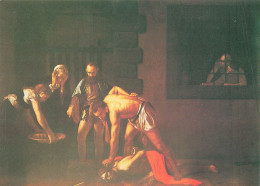 MALTE - Valletta - Museum Of St John's Co-Cathedral - Beheading Of St John By Michelangelo - Colorisé - Carte Postale - Malta