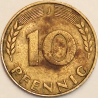 Germany Federal Republic - 10 Pfennig 1949 J (Large J), KM# 103 (#4623) - 10 Pfennig