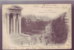 75 - PARIS - BOULEVARD De La MADELEINE - ANIMÉE -  - Otros Monumentos