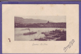 SUISSSE - GENEVE - Le PORT - BATEAUX -  - Autres & Non Classés