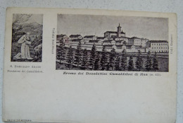 RUA (PADOVA) - EREMO DEI BENEDETTINI CAMALDOLESI - S.ROMUALDO FONDATORE DI CAMALDOLESI 1900 - CARTOLINA DI 124 ANNI! - Padova (Padua)