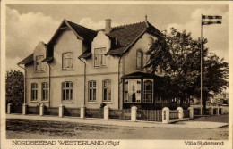 CPA Westerland Auf Sylt, Villa Südstrand - Autres & Non Classés