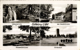 CPA Bitburg In Der Eifel, Albachgrotte, Landratsamt, Ehrenmal, Panorama - Autres & Non Classés