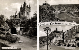 CPA Cochem An Der Mosel, Teilansicht, Moselstraße, Eingang Zur Burg - Autres & Non Classés