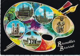Bruxelles - Multivues - Mehransichten, Panoramakarten