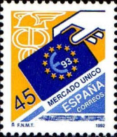 Espagne Poste N** Yv:2822 Mi 3087 Mercado Unico E93 (Thème) - Europese Instellingen