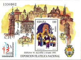 Espagne Bloc N** Yv: 59 Mi:53 Ed:3249 Exposicion Filatelica Exfilna'93 Alcañiz (Thème) - Briefmarkenausstellungen