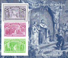 Espagne Bloc N** Yv: 54 Mi:48 Restitucion Del Favor Real Ed:3209 (Thème) - Cristóbal Colón