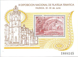 Espagne Bloc N** Yv: 43 Mi:37 Ed:3074 Exposicion Filatelica Tematica Palencia (Thème) - Philatelic Exhibitions