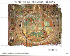 Espagne Bloc N** Yv: 28 Mi:22 Ed:2591 Tapiz De La Creacion Gerona (Thème) - Briefmarkenausstellungen