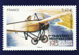 Carte Timbre Poste Aérienne Roland Garros De 2013 - 1ère Traversée De La Méditerranée 1913 - Postzegels (afbeeldingen)