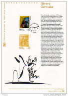 (Prix à La Poste = 5.00 €) " GERARD GAROUSTE " Sur Document Philatélique Officiel De 2008 N° YT 4244. Parfait état. DPO - Moderne