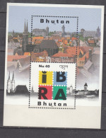 BHUTAN, 1999,  International Stamp Exhibition "iBRA '99" - Nuremberg, Germany,  Sheetlet,  MNH, (**) - Bhoutan