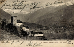 CPA Meran Merano Südtirol, Schloss Lebenberg - Otros & Sin Clasificación