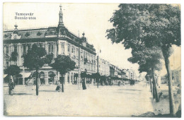 RO 91 - 25185 TIMISOARA, Market, Romania - Old Postcard, Hospital CENSOR - Used - 1917 - Romania
