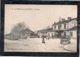 77 SEINE ET MARNE - LA FERTE SOUS JOUARRE La Gare, Locomotive (voir Description) - La Ferte Sous Jouarre