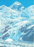 NEPAL - Paysage Montagneux Recouvert De Neige Et Le Mont Everest - Colorisé - Carte Postale - Nepal