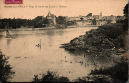 N°2759 W -cpa Pornic -plage De L'anse Aux Lapins Et Château- - Pornic