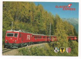 EXPRESS GLACIER   LOCOMOTIVE DEMOULIN HGe 4/4 101 - Eisenbahnen