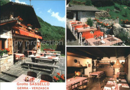11698237 Gerra Locarno Grotto Sassello Terrasse Gaststube Gerra  - Otros & Sin Clasificación