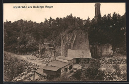 AK Rochlitz - Sachsen, Steinbrüche Des Rochlitzer Berges  - Mijnen
