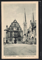 AK Mainz-Gonsenheim, Rathaus Und Katholische Kirche  - Mainz