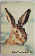Sweden 30Mk. Chip Card - Hare -  Rabbit - Suecia