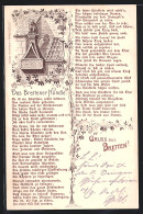 AK Bretten I. B., Brettener Hundle, Gedicht  - Bretten