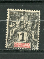 DAHOMEY (RF) - ALLÉGORIE  - N° Yvert 1 Obli. - Oblitérés