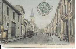 [55] Meuse Verdun  Rue Et Eglise St Victor - Verdun