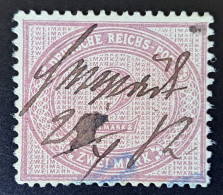 Deutsches Reich 1875, Innendienst Mi 37b Federzug Geprüft - Used Stamps