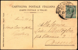 1912 Posta Militar4e IV Divisione Tripolitania Cartolina Da Derna Per Brescia - Militaire Post (PM)