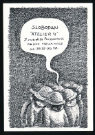 CPSM / CPM 10.5 X 15 Illustrateur SLOBODAN (2) Carte Publicitaire Pour Son "Atelier 4" Vieux Nice - Slobodan