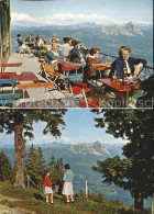 11695506 Unteraegeri Hotel Wildspitz Terrasse Rossberg Mit Mythen Und Glarner Be - Autres & Non Classés