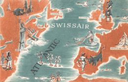 CPA - Carte De La Compagnie Swissair - Altri & Non Classificati